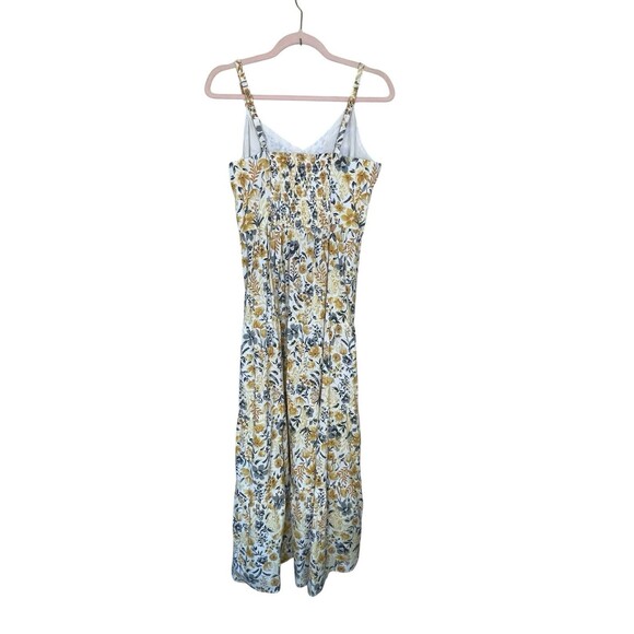 Rachel Zoe‎ Yellow Floral Tiered Maxi Dress NWT Spaghetti Straps Size 8 Summer - Picture 3 of 14